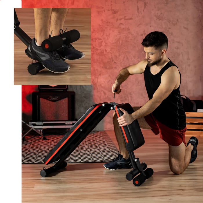 Banc musculation multi-positions renforcement musculaire maison