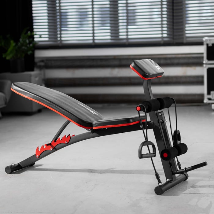 Structure acier solide banc musculation stable avec mousse épaisse