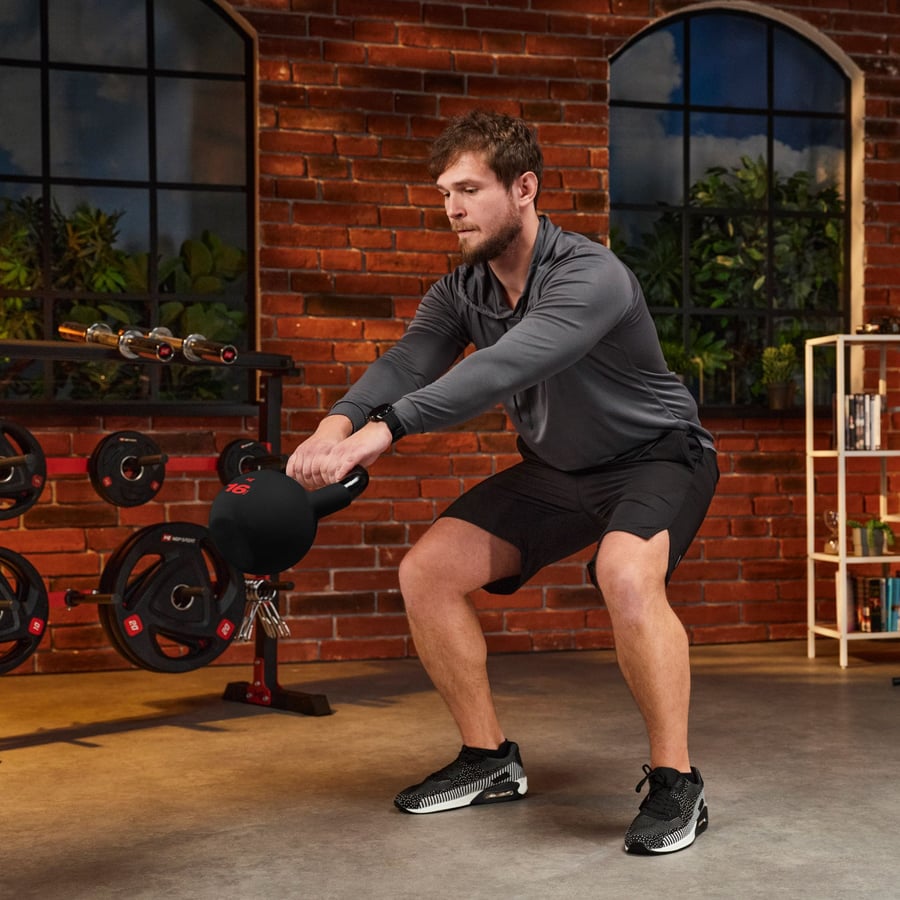 Kettlebell żeliwny 16kg HS-IB01