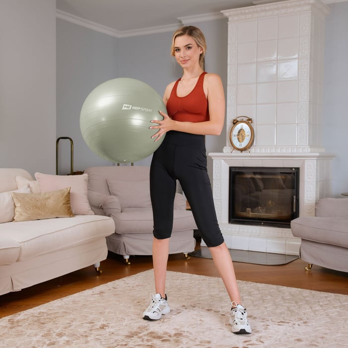 Ballon de gymnastique 45 cm pour étirements Vert