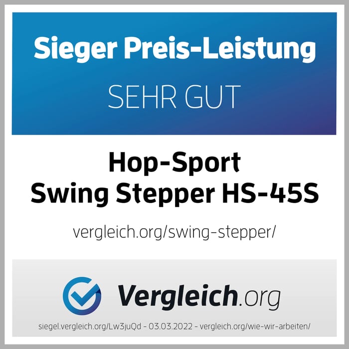 Stepper HS-045S Slim récompensé pour son excellent rapport qualité-prix