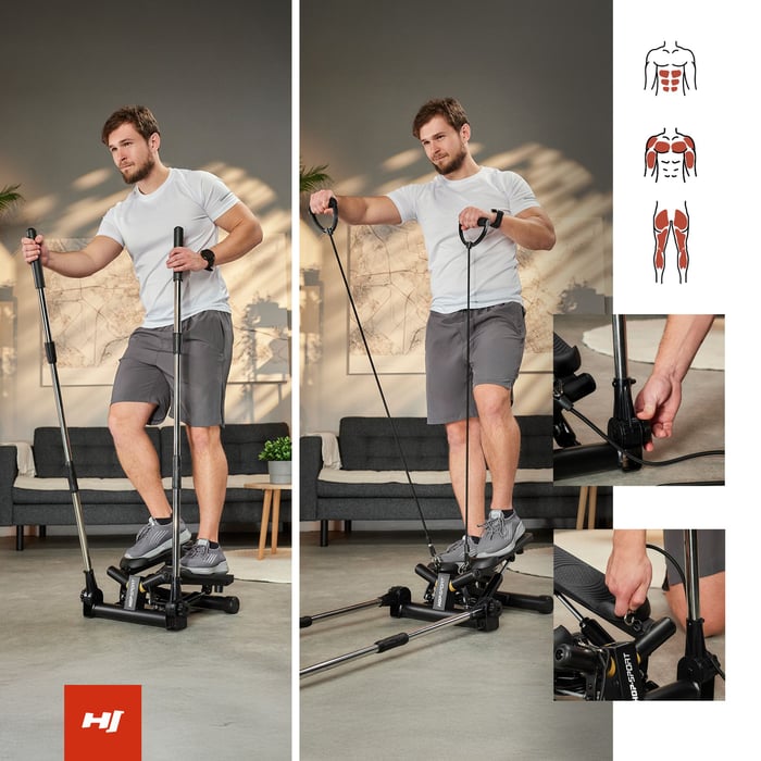 Stepper HS-050S Norg de Hop-Sport pour un entraînement complet du corps
