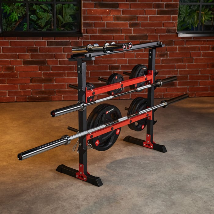 Support multifonction pour poids, haltères et barres