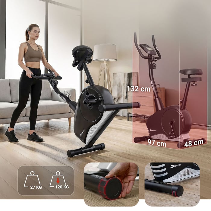 Support pour tablette et smartphone sur le vélo d'appartement HS-2080H Spark