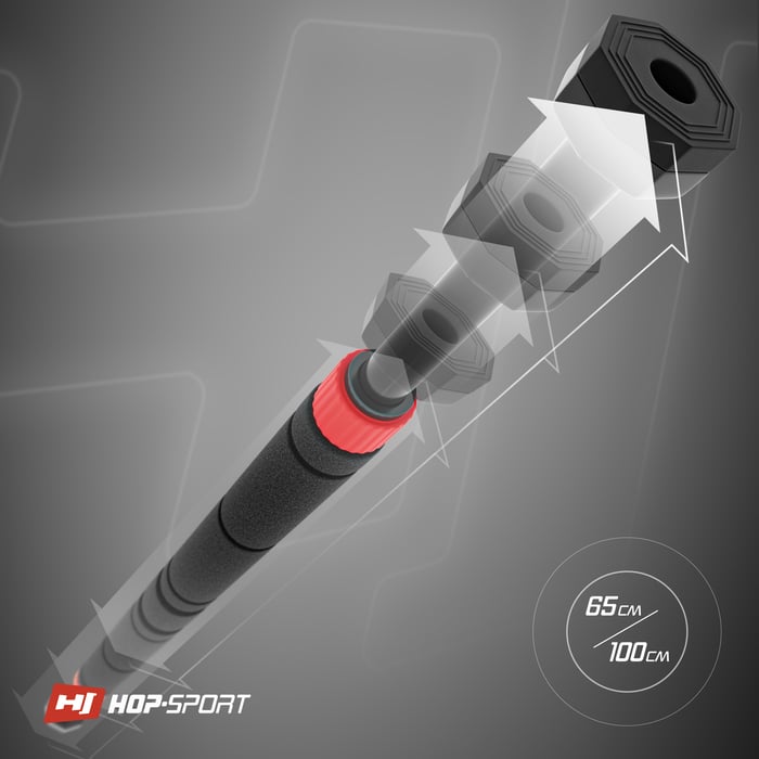 Barre de traction multifonctionnelle Hop-Sport pour exercices de musculation