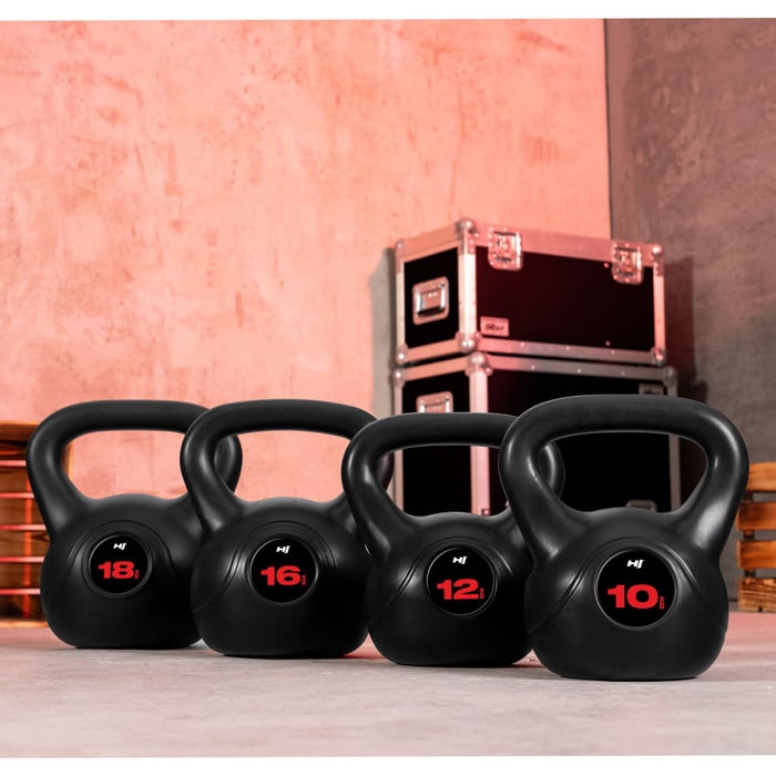 Kettlebell de musculation pour un travail global du corps.