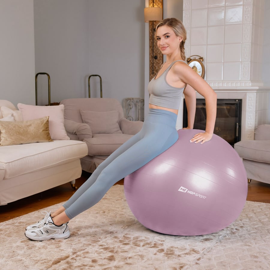 Yoga ball 85cm HS-R085YB - viol
