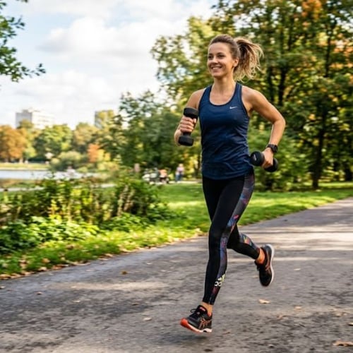 Courir avec un gilet lesté