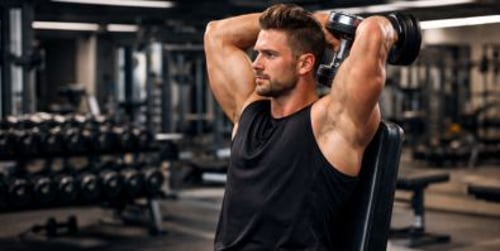 Exercice triceps haltère – TOP 10 des meilleurs exercices triceps haltère