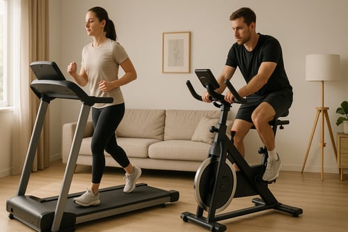 Vélo d'appartement ou tapis de marche : lequel choisir?
