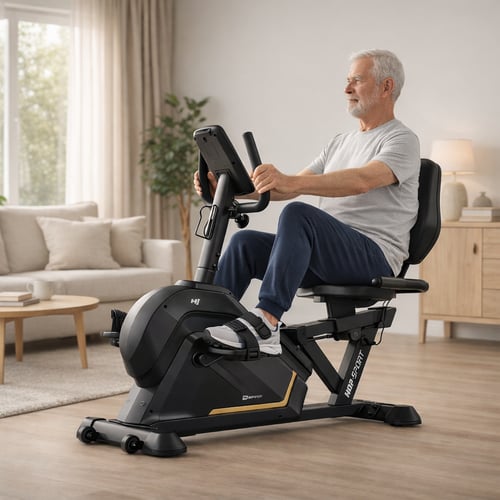 Vélo semi-allongé pour la seniors