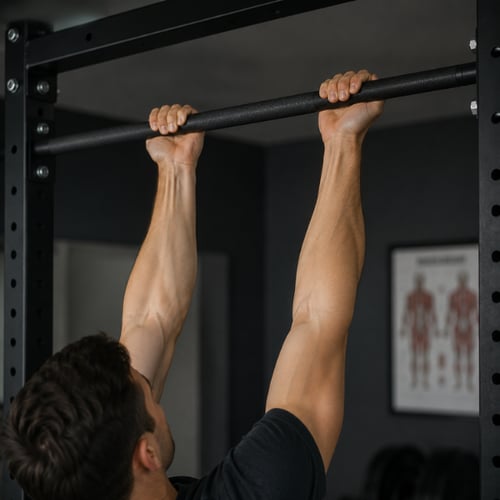exercice à la barre de traction