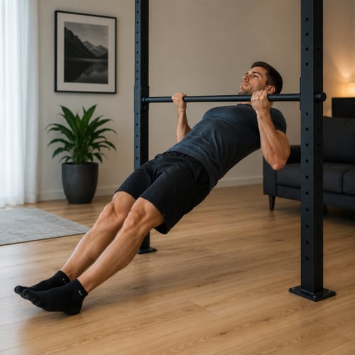 exercice à la barre de traction