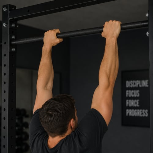 exercice à la barre de traction