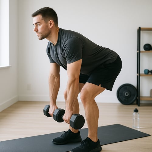 Soulevé de terre haltère