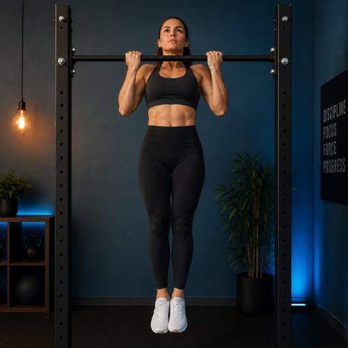 exercice à la barre de traction