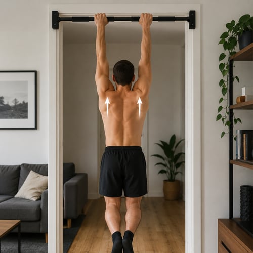 exercice à la barre de traction