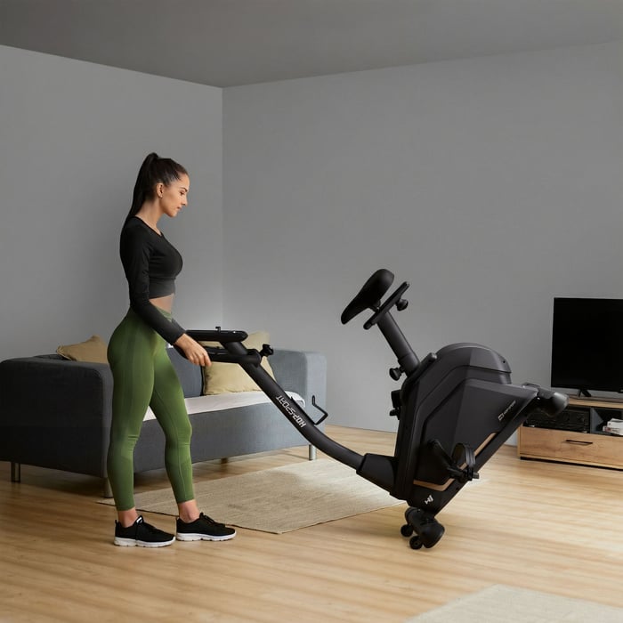 Vélo stationnaire Argo avec structure solide, pieds ajustables