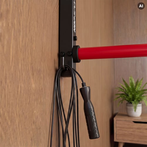Support mural pour barres et disques de musculation HS-1002A_6