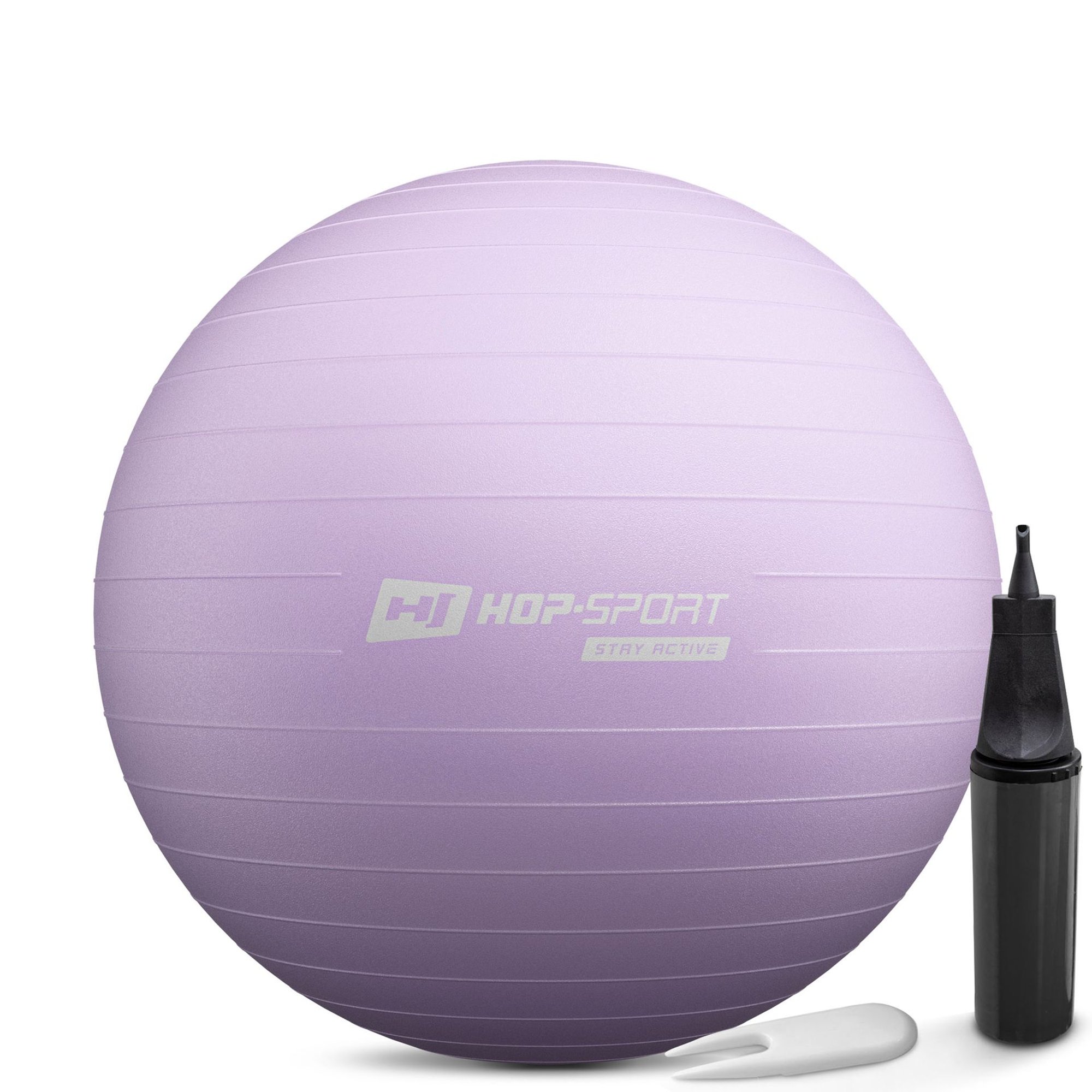 Ballon de gymnastique 65 cm pour renforcement musculaire Violet