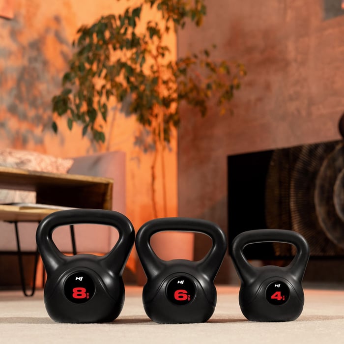 Kettlebell Hop-Sport pour sculpter la silhouette et renforcer le corps à domicile.