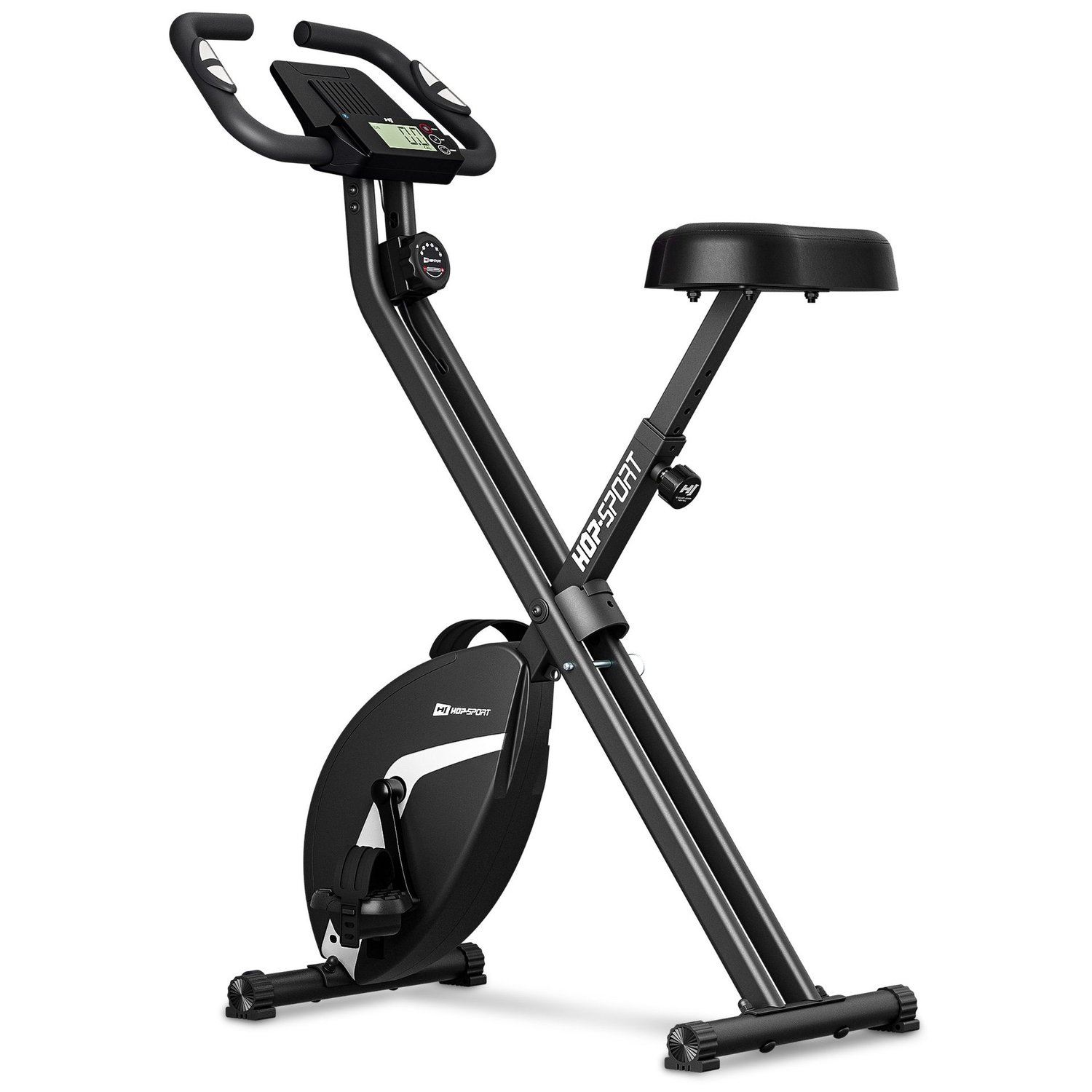 Vélo d'appartement pliable X-Bike HS-3020x Quest Noir/Argenté