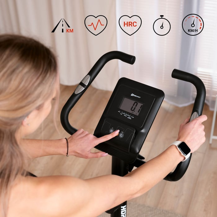 Vélo d’appartement HS-4000H Grant avec ordinateur d’entraînement LCD