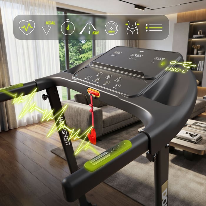  Tapis de course électrique HS-800LB Dorn pour la maison.