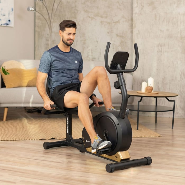 Vélo d’appartement Root avec entraînement silencieux adapté pour usage domestique