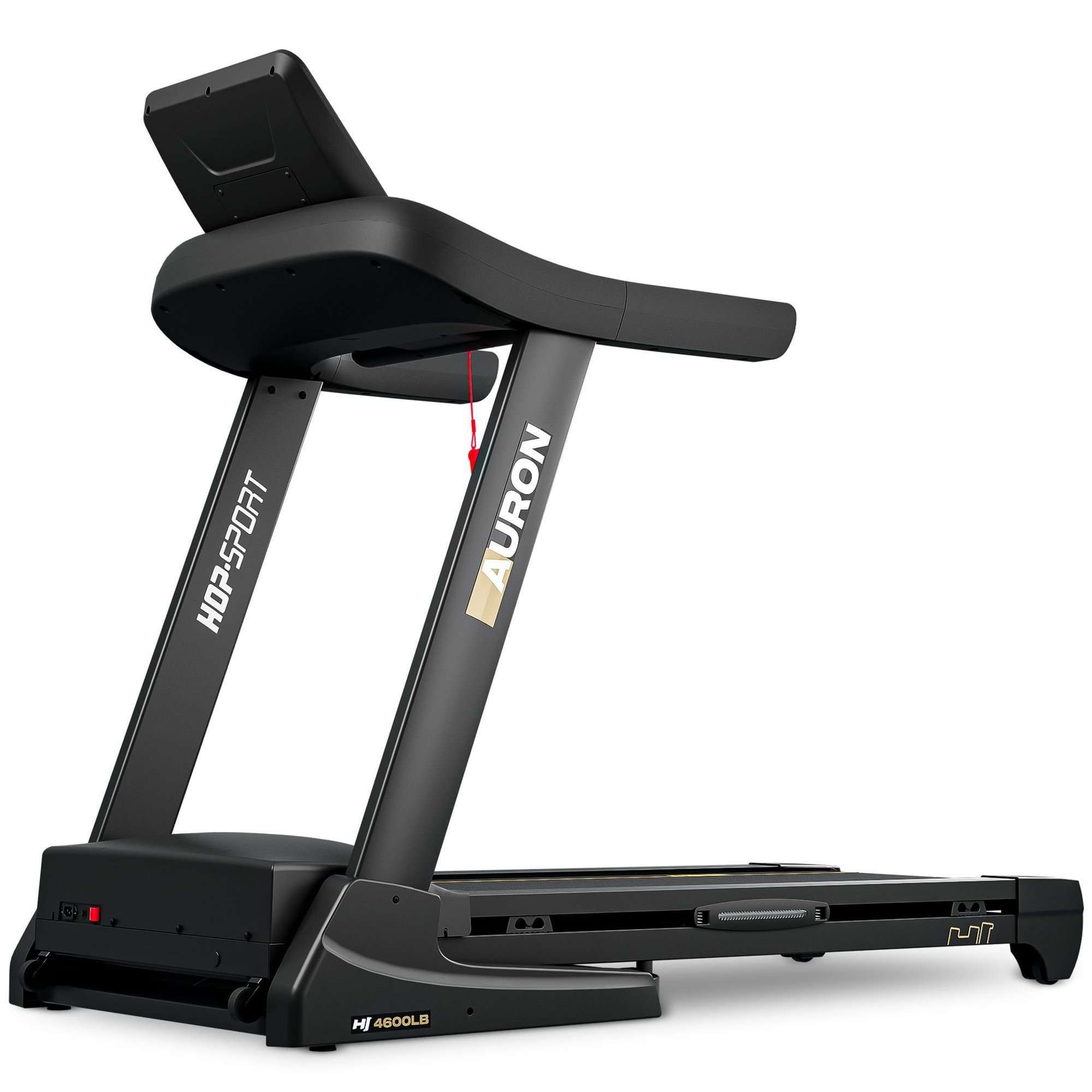 Structure robuste du tapis de course HS-4600LB supportant 120 kg avec inclinaison réglable.