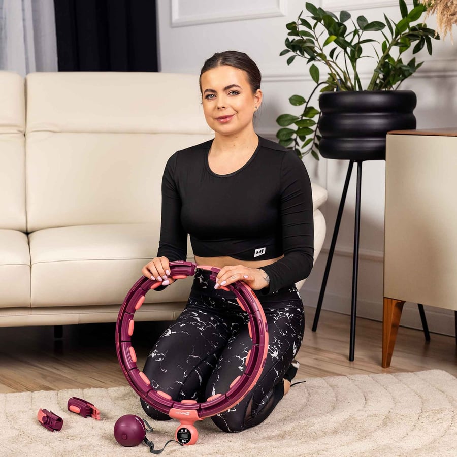 hula hop cherry z licznikiem HS