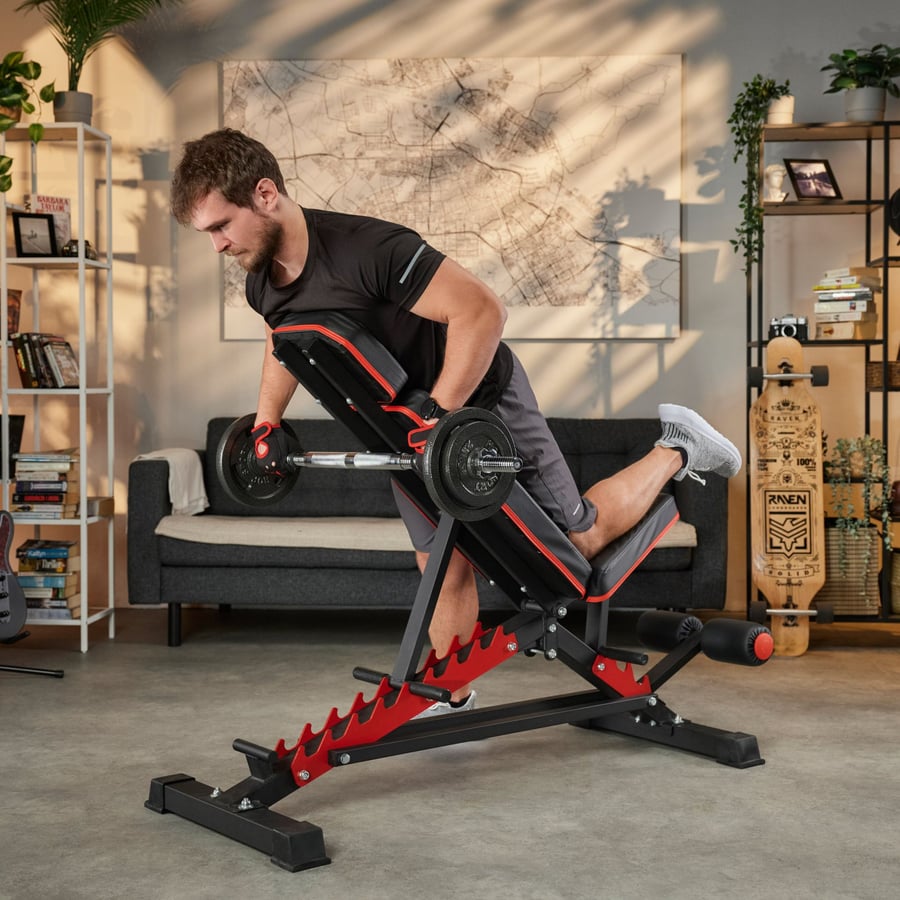 Zestaw hantli żeliwnych, gryfy