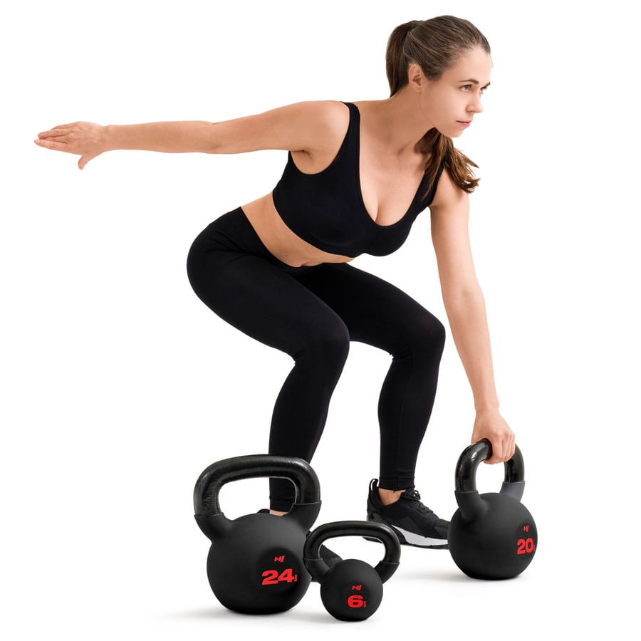 Kettlebell żeliwny 6kg HS-IB006