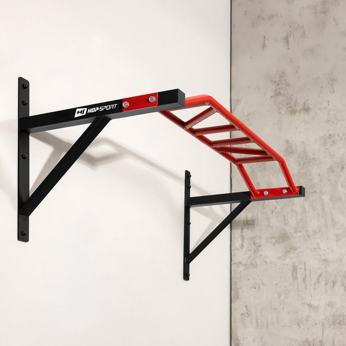 Barre de traction murale en acier robuste avec 14 positions