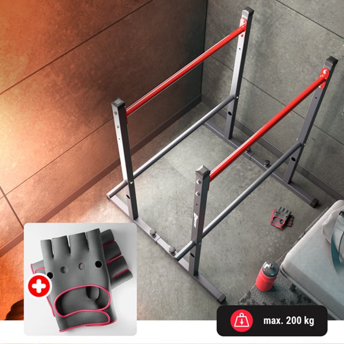 Station à dips Hop-Sport HS-1010K avec kit d’outils inclus