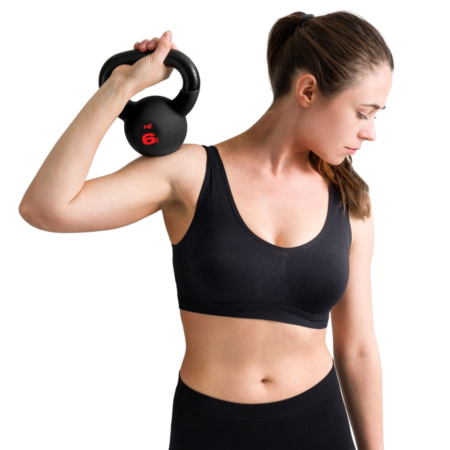 Kettlebell żeliwny 6kg HS-IB006 - 7