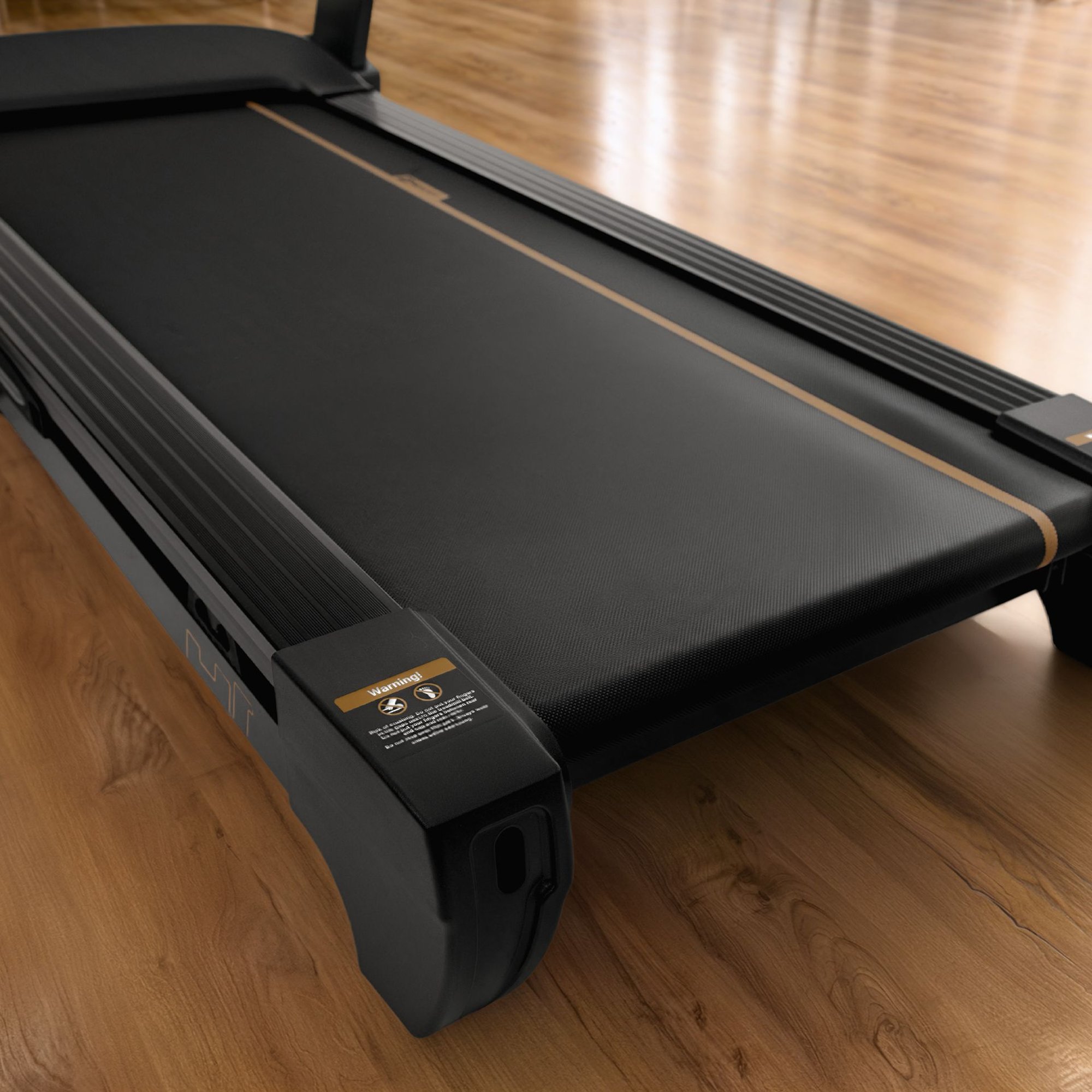 Structure robuste du tapis de course HS-4600LB supportant 120 kg avec inclinaison réglable.