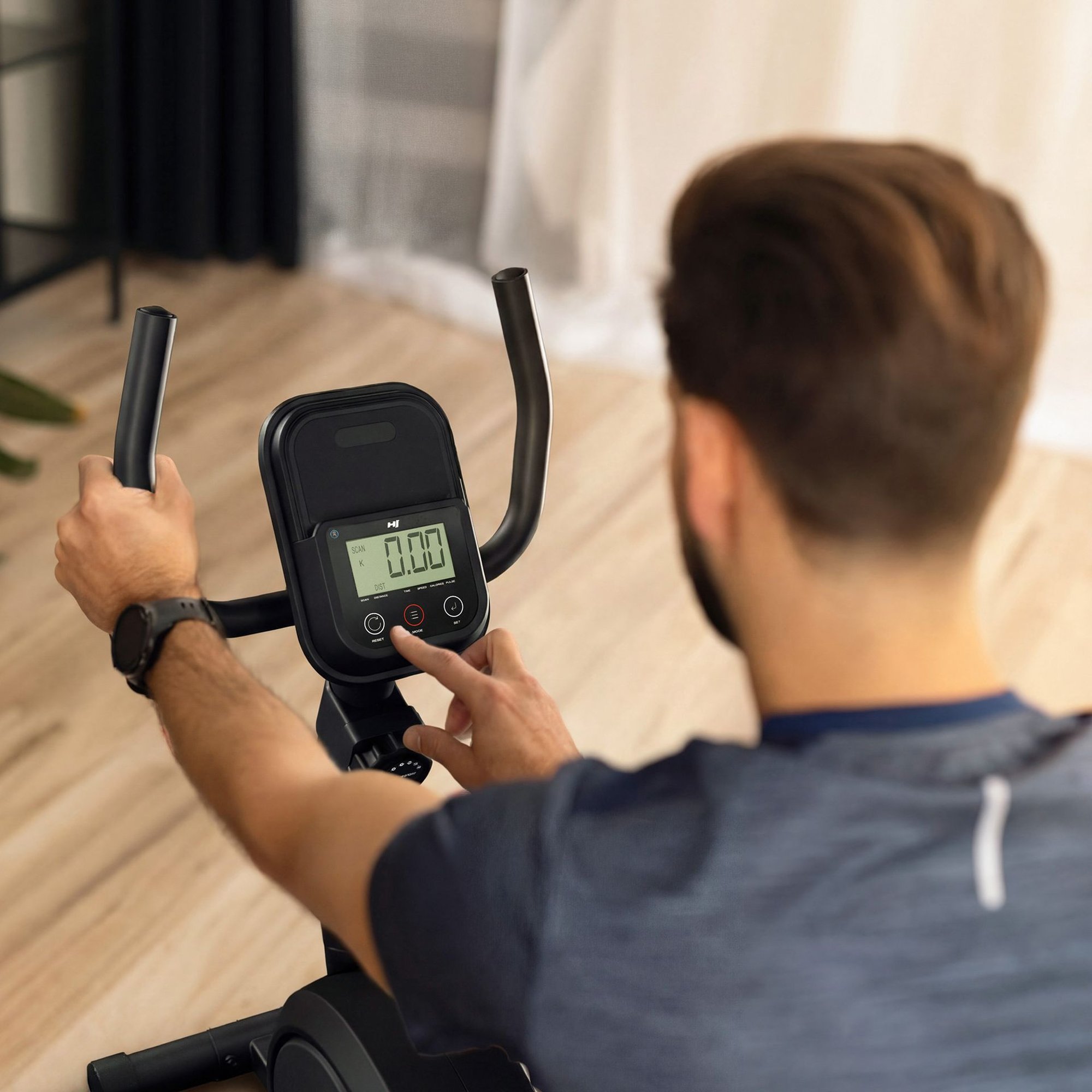 Ordinateur du vélo d’appartement Root avec fonction SCAN automatique