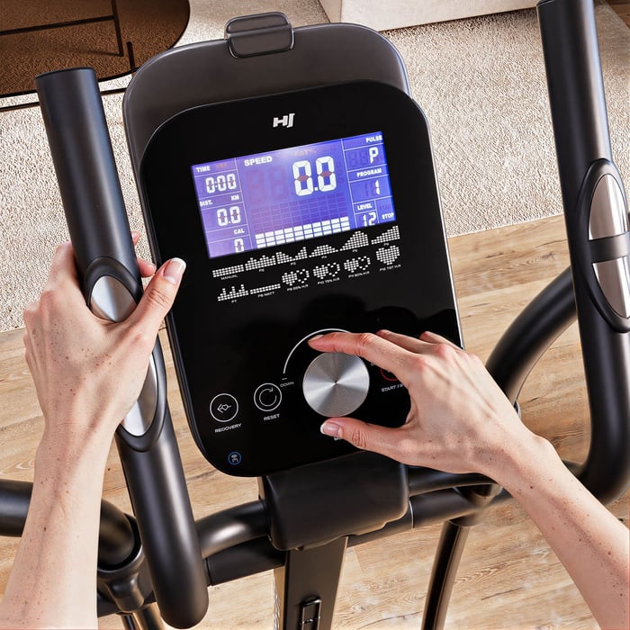 Console Bluetooth 13 programmes d'entraînement du vélo elliptique.