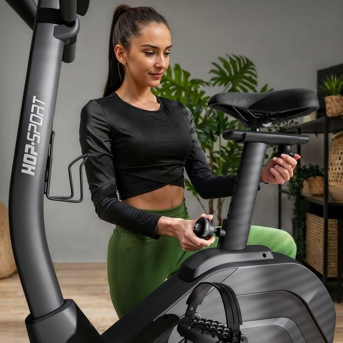 Vélo droit HS-120H Argo avec siège et guidon réglables