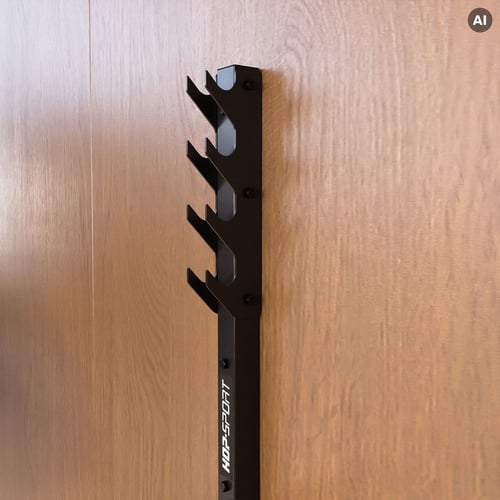 Support mural pour barres et disques de musculation HS-1002A_4