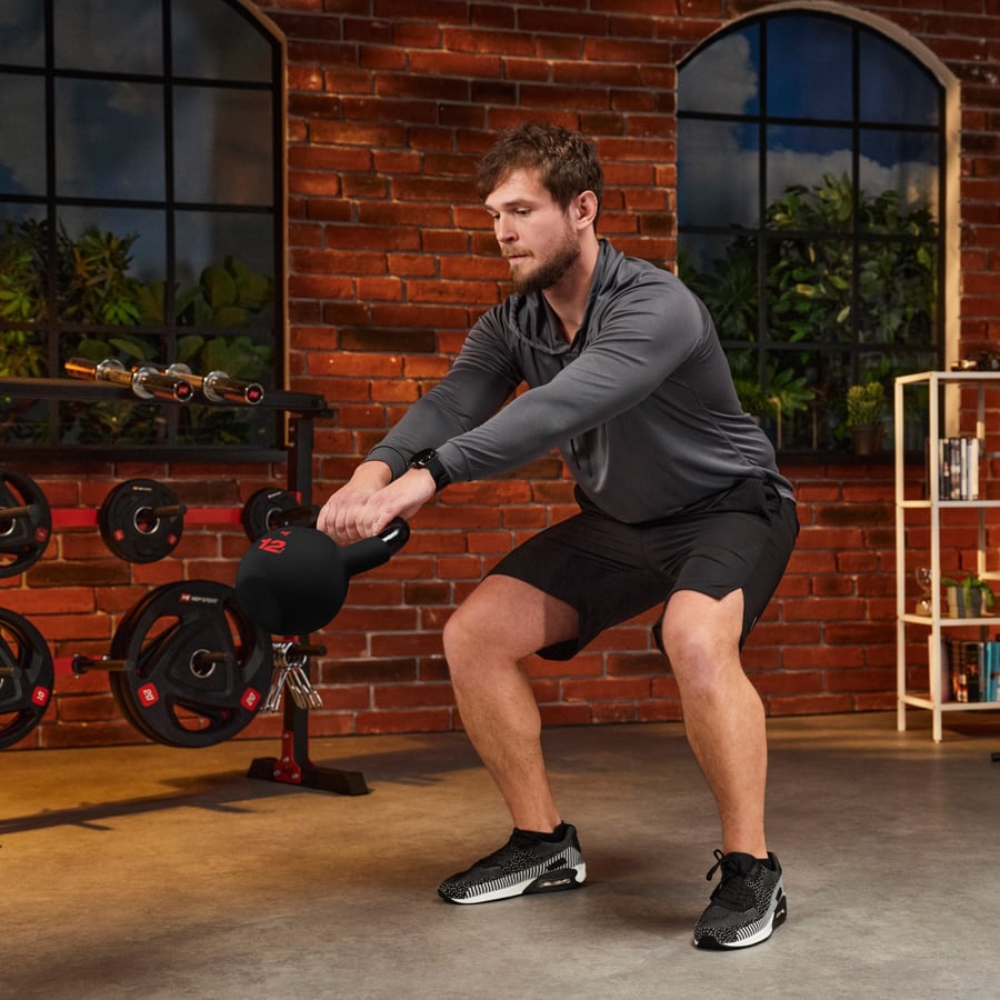 Kettlebell żeliwny 12kg HS-IB01