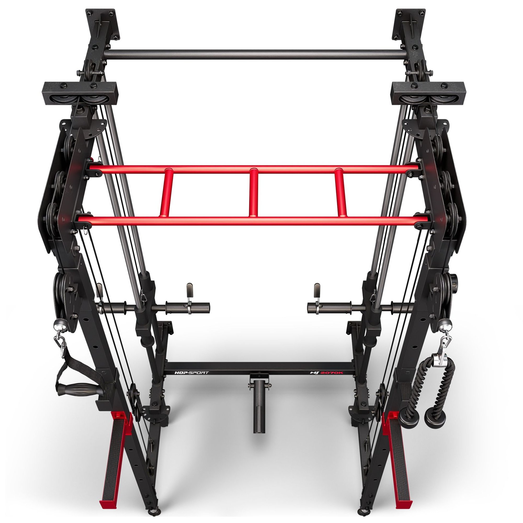 Power Rack pliable à fixation murale idéal pour garage ou home-gym compact.