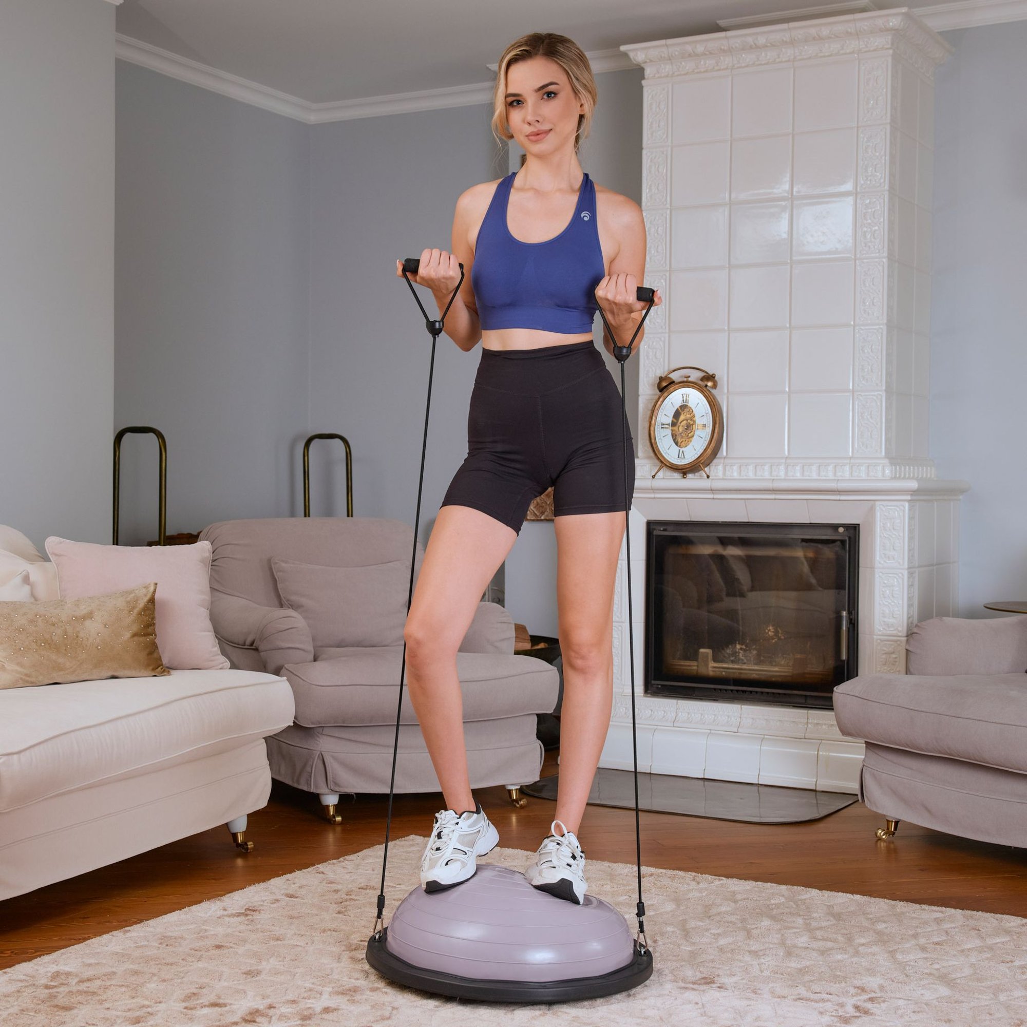 Plateforme de proprioception Hop-Sport avec surface antidérapante Vert