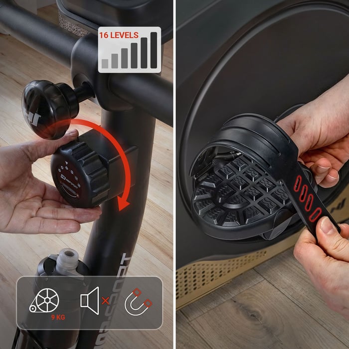 Résistance magnétique du vélo fitness Spark