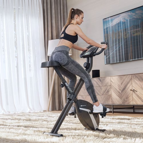 Vélo d'appartement pliable X-Bike HS-3020x Quest Noir/Argenté_3