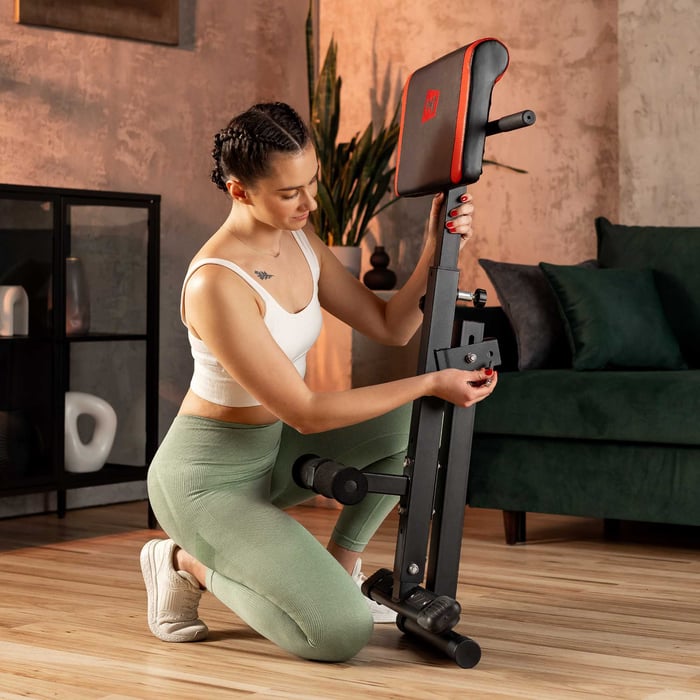 Banc romain - appareil de musculation pour le dos et les abdominaux