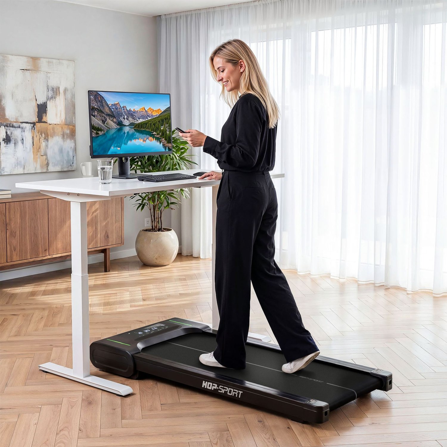 Tapis de course électrique HS-1050WP Spydo Walking Pad