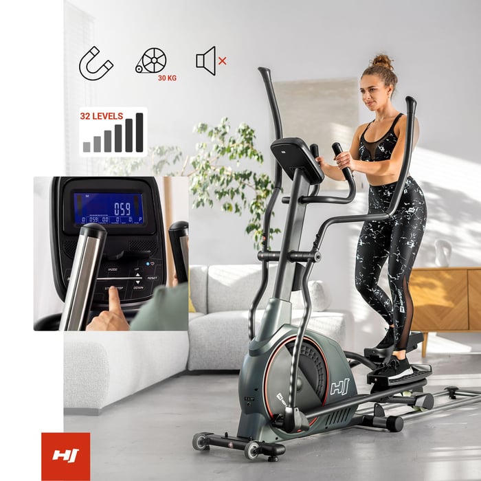 Pieds et vis de nivellement du vélo cardio assurant une stabilité